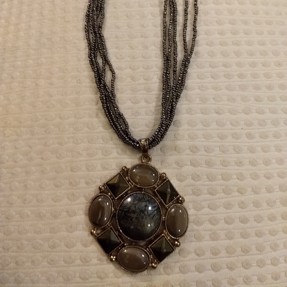 Beautiful jewel tones necklace